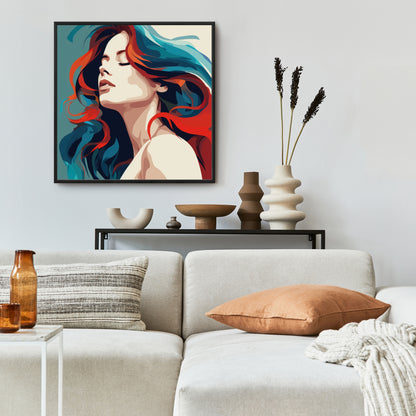 Zen - 36"x36" Framed canvas