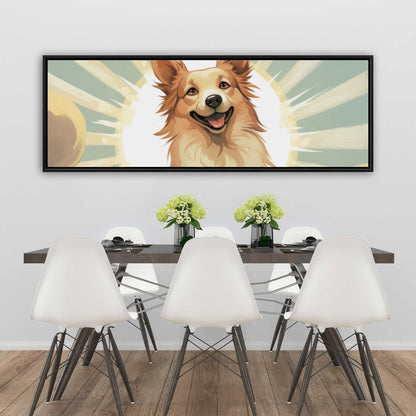 Who's a good boy - White Framed Canvas for Home Decor