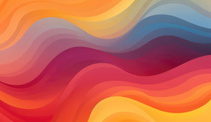 Cloudy Sky Orange Gaming Mat | Stylish Home Decor Accessory