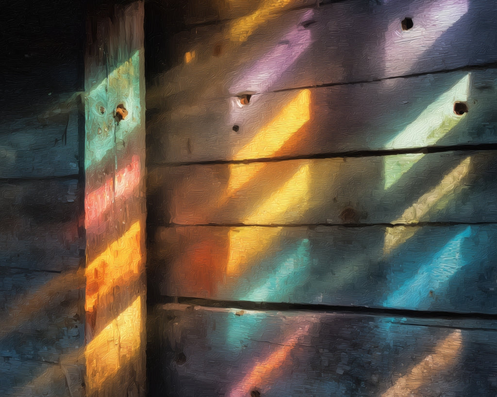 Rainbow glint - 14"x18" Polyester Placemat