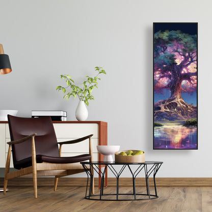 The Power of Nature - Green Framed Canvas Home Decor