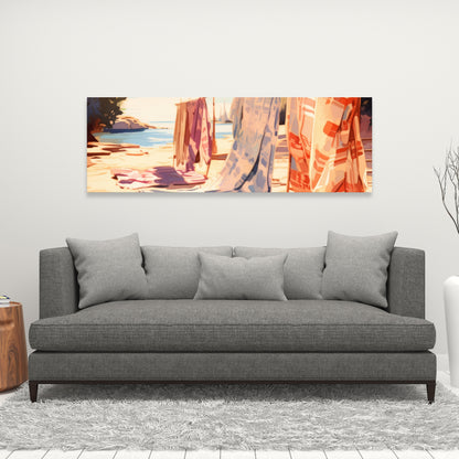 Warm Sands - Blue Canvas Art | Stylish Wall Art
